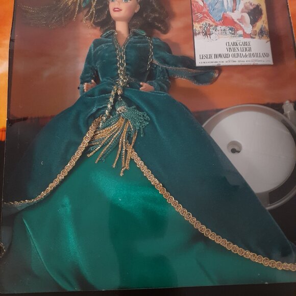 Vintage 1994 Barbie Scarlett O'Hara Doll NEVER REMOVED FROM BOX, GORGEOUS DOLL - Picture 15 of 16